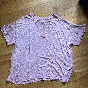 Free People distressed tee